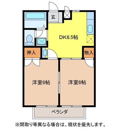 ニューシティシン　ＮＯ２の物件間取画像